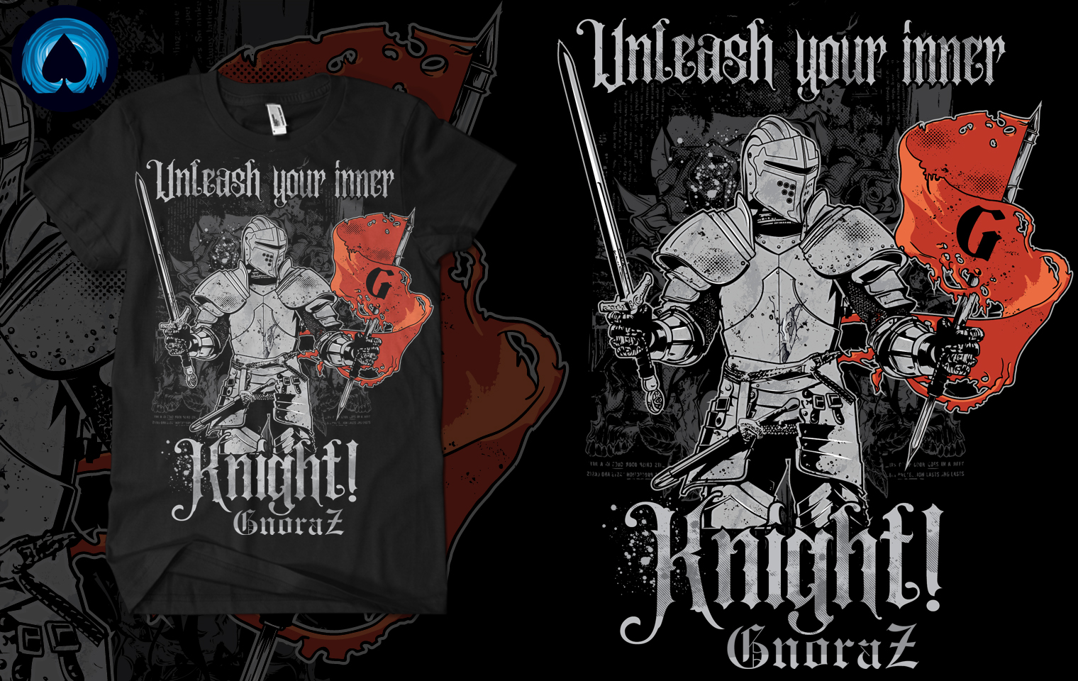T-Shirt Design Gnoraz Merchandise